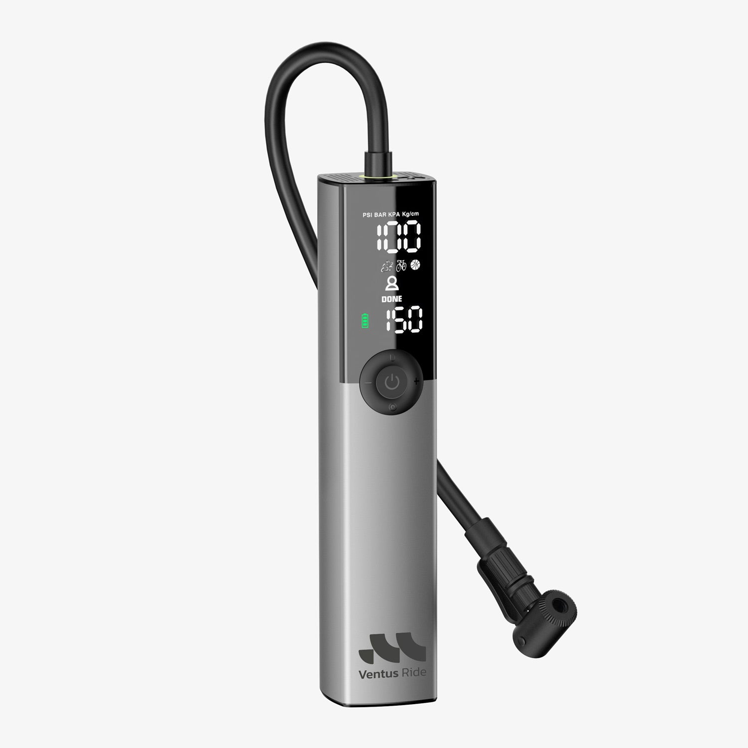 Ventus Ride – 10.34 bar (150 PSI) Fahrradpumpe