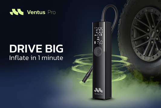 Woowind launches Ventus Pro: The ultimate portable tire inflator for cars, motorcycles, bikes, and scooters