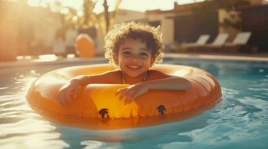 how to inflate a pool float
