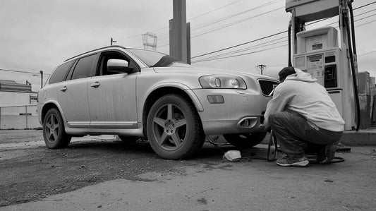 How to Use a Gas Station Air Pump