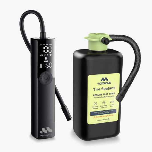 Pompe à air intelligente Ventus Pro : gonfleur de pneus rapide, puissant et compact
