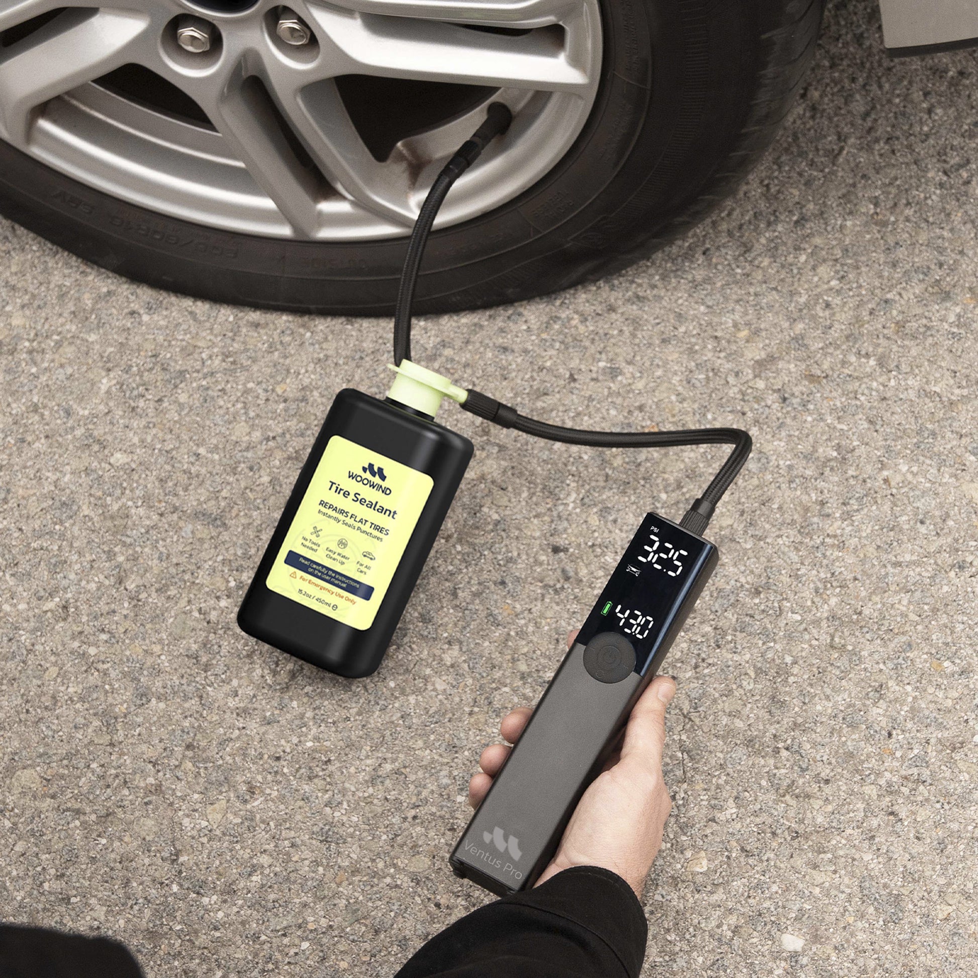 Ventus Pro Smart Air Pump:  Fast, Powerful & Compact Tyre inflator