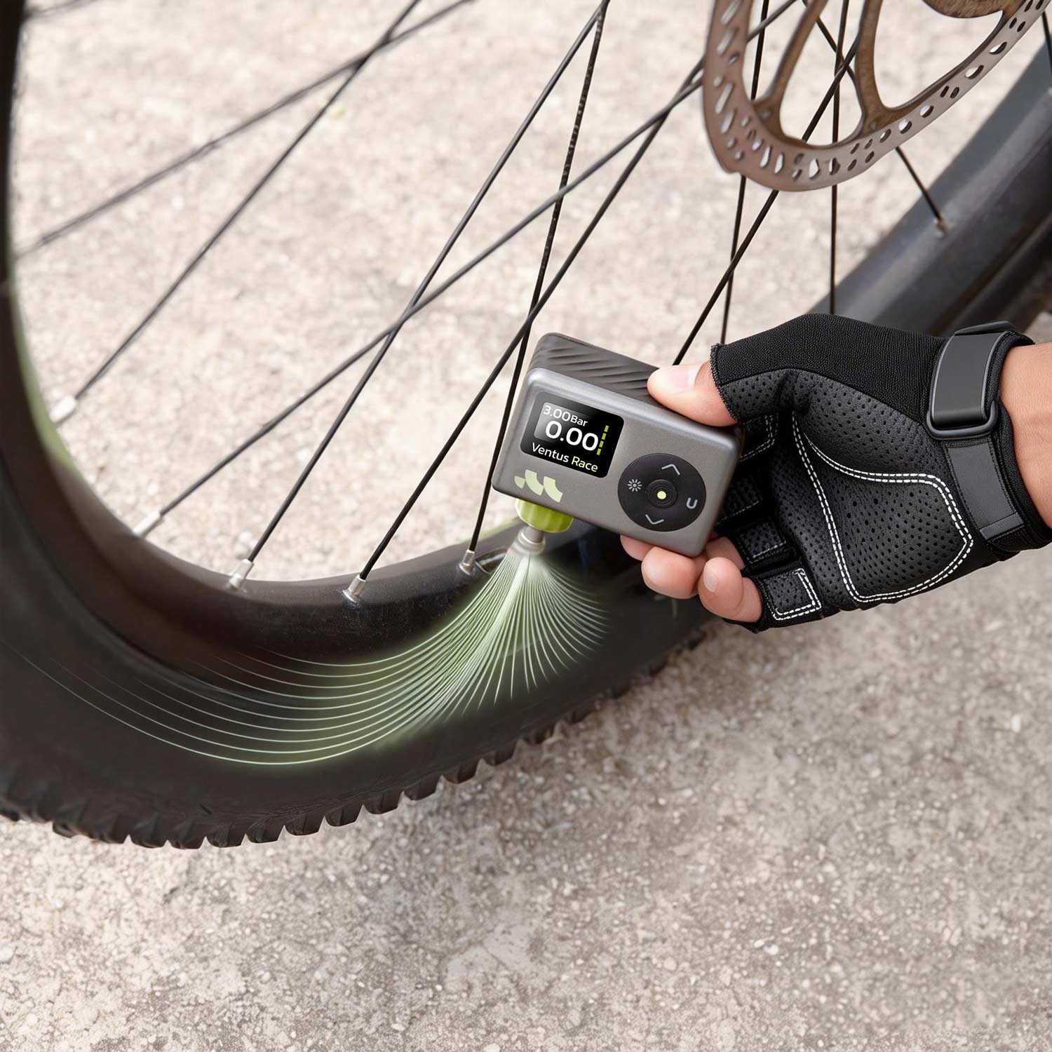 fahrradpumpe mountainbike Ventus Race – Mini-Fahrradpumpe