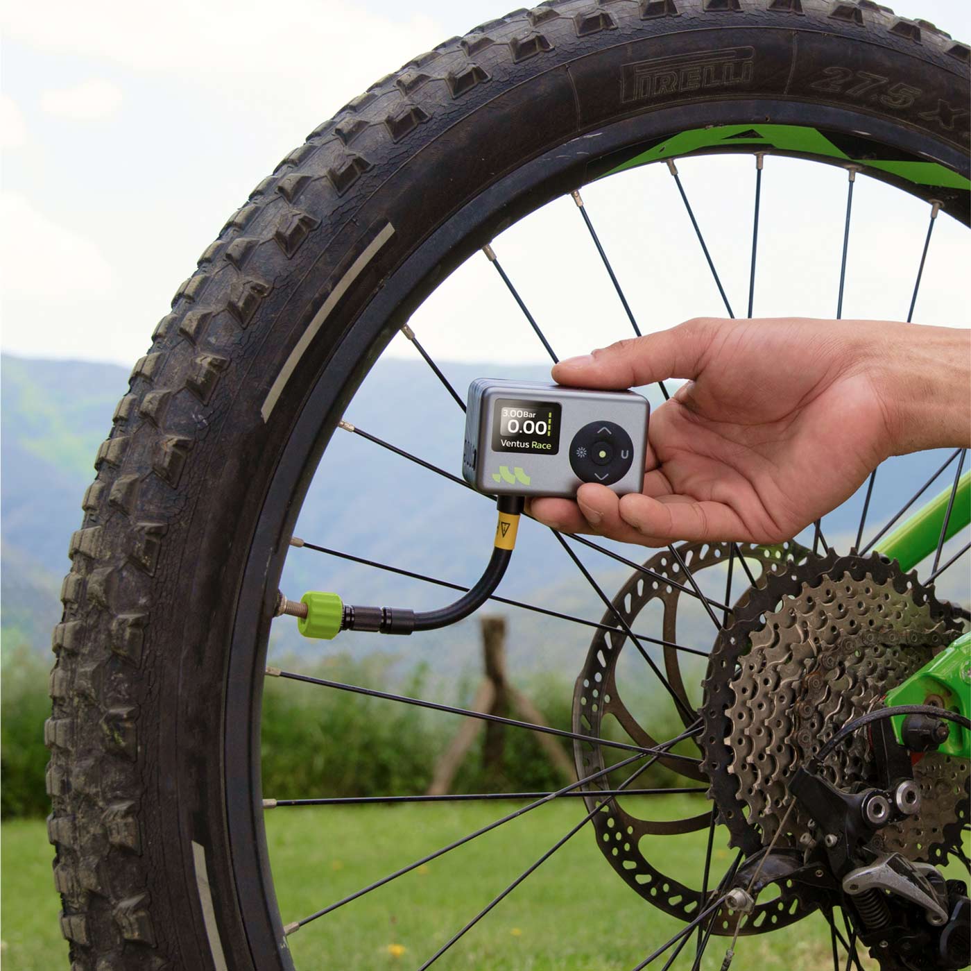 Ventus Race – Mini-Fahrradpumpe